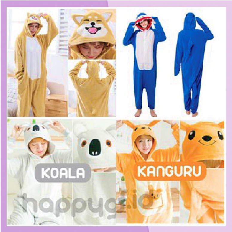 KIGURUMI KOSTUM ONESIE BAJU PIYAMA KARAKTER DEWASA 2