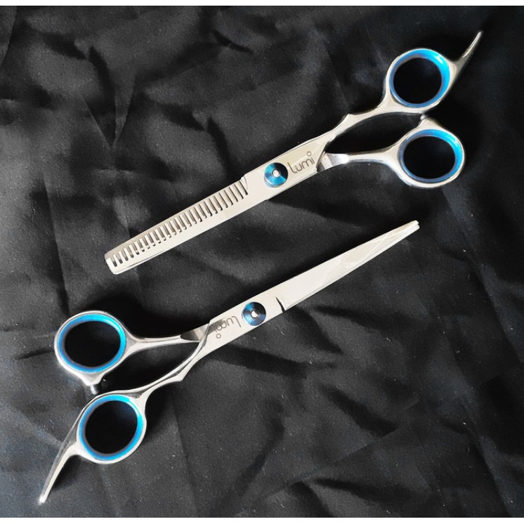 LUMI Hair Scissors (Paket Gunting Potong dan Penipis) SMMF