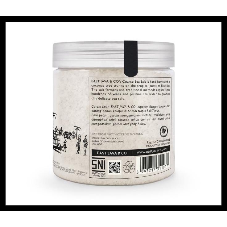 

TERBARUU!! East Java & Co Amed Sea Salt - 400g (Garam Laut Amed) PROMO