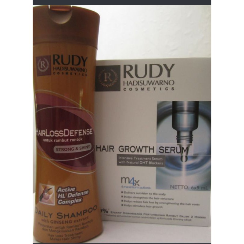 Paket serum Shampoo Rudy Hadisuwarno