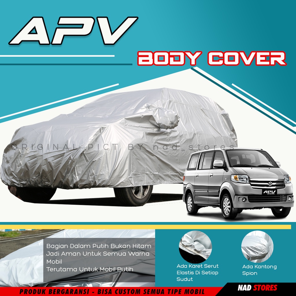 Sarung Mobil tutup mobil/body cover/selimut mobil APV, Luxio,Gran max, Evalia