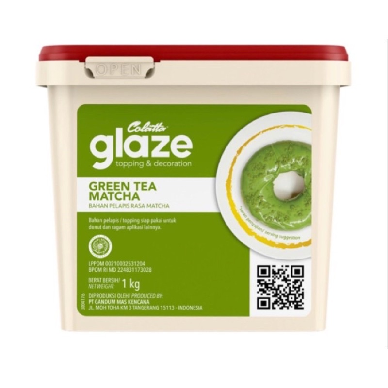 COLATTA GLAZE GREEN TEA MATCHA 1 KG