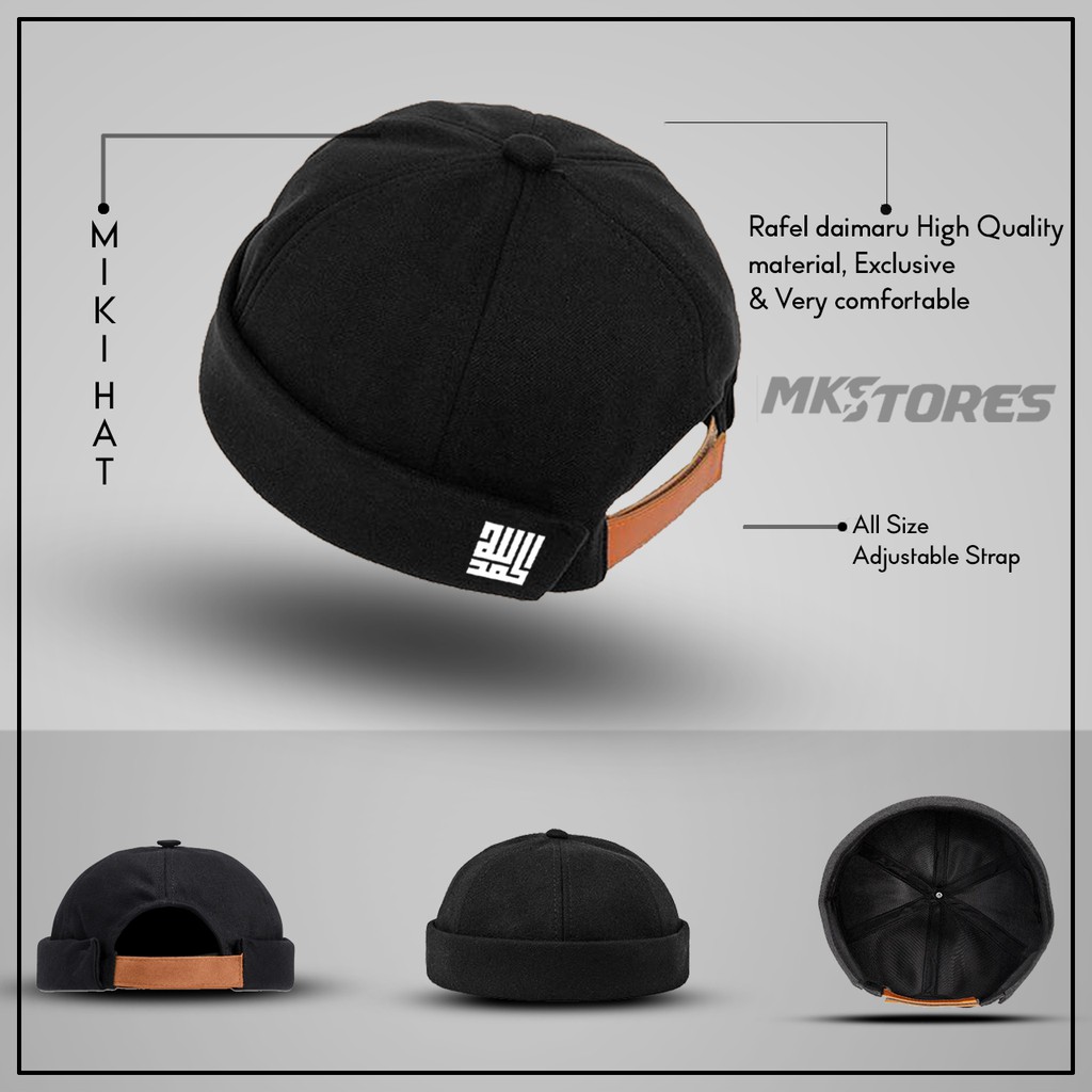 PROMO SPESIAL RAMADHAN TOPI PECI MIKI HAT / TOPI PECI GAUL ALHAMDULILLAH / PREMIUM DISTRO - MKSTORES