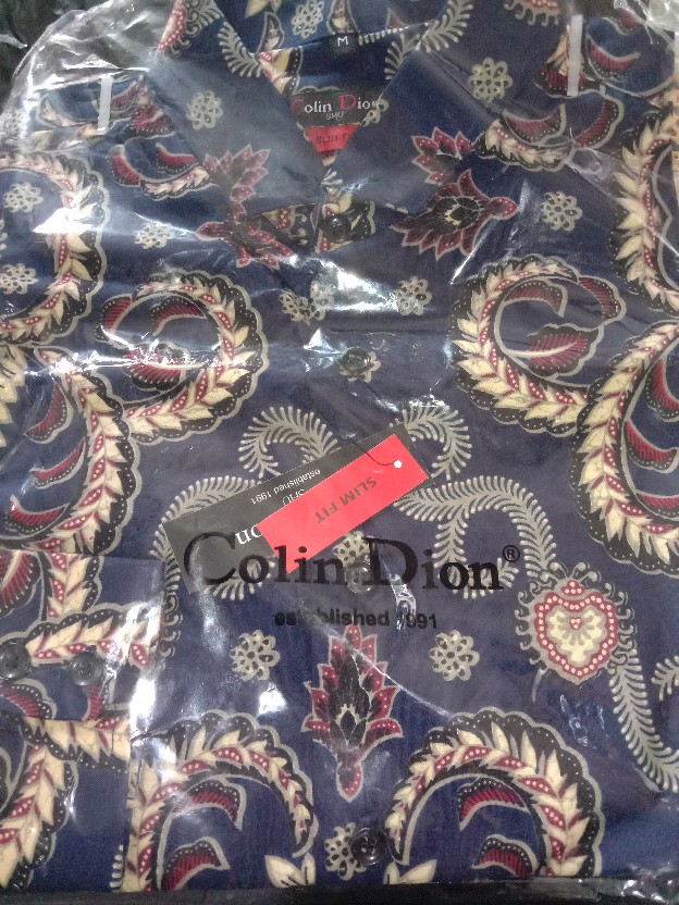 Foyl122 Kemeja Batik Pria Slimfit Mewah Linabatikdistro Unik Baju Batik Pria Best Seller