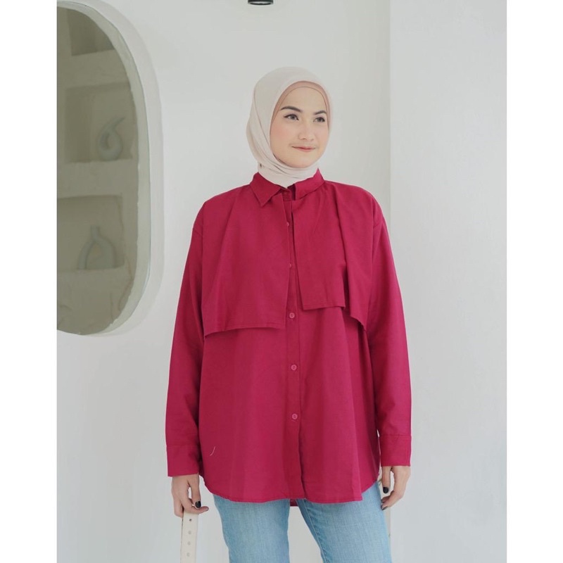 (MSB) KEMEJA KANNA BLOUSE ATASAN WANITA SHIRT