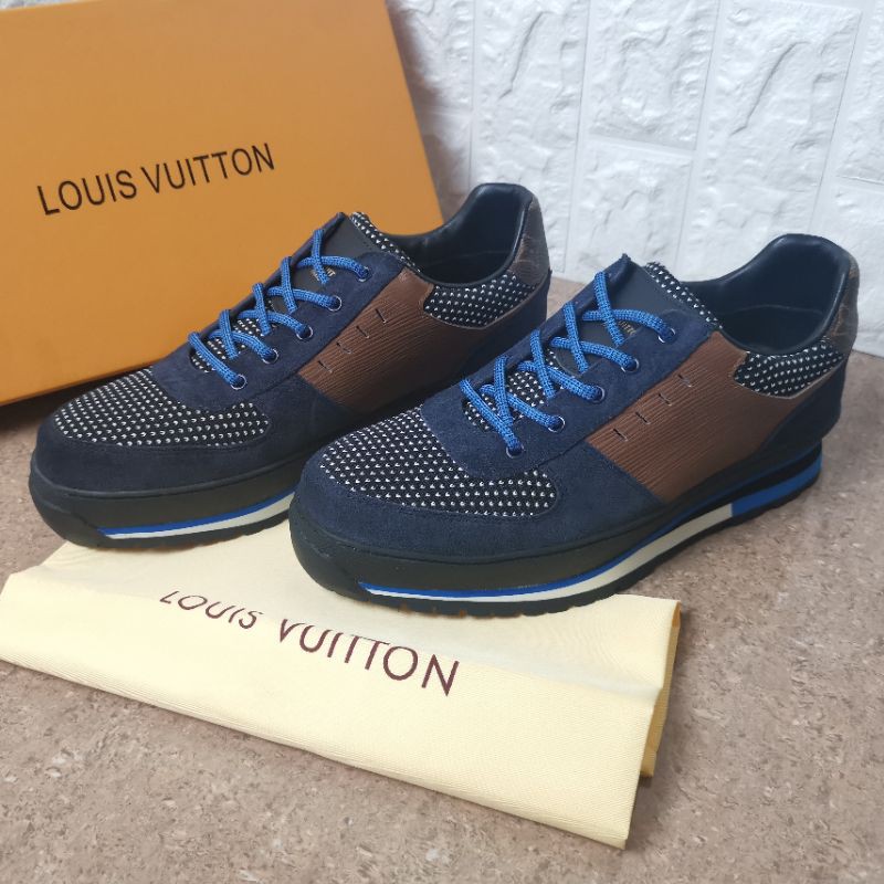 lou is vuitton sneakers sepatu pria mirror quality shoes lv cowok terbaru branded