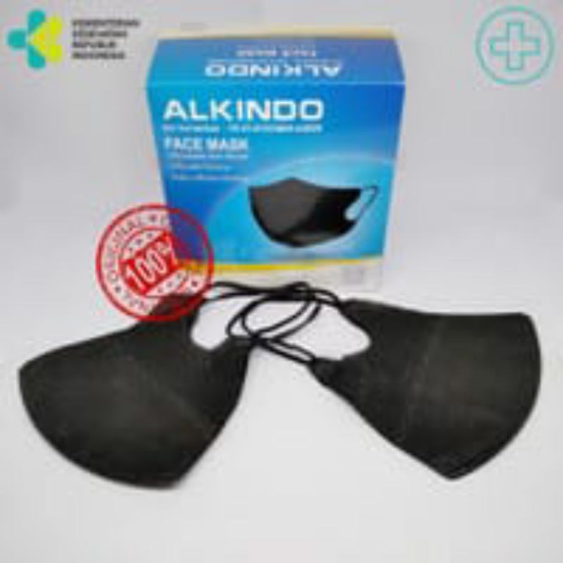 Masker Duckbill Alkindo Hitam