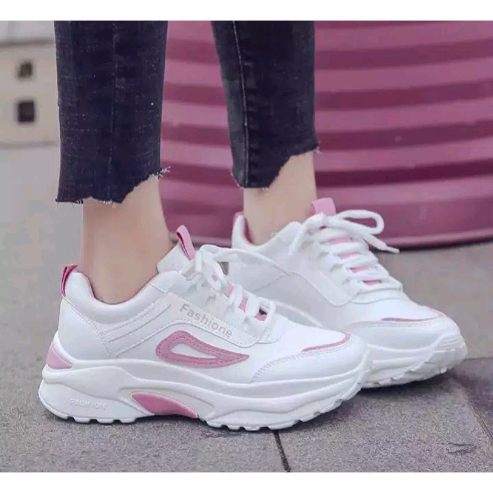 Sepatu Wanita Putih Sneakers Wanita Sepatu Putih Wanita Sepatu Wanita Korea Sepatu Cewek Fashion ( Cis_01 )