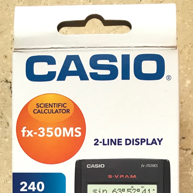

Calculator - Casio Scientific fx-350MS