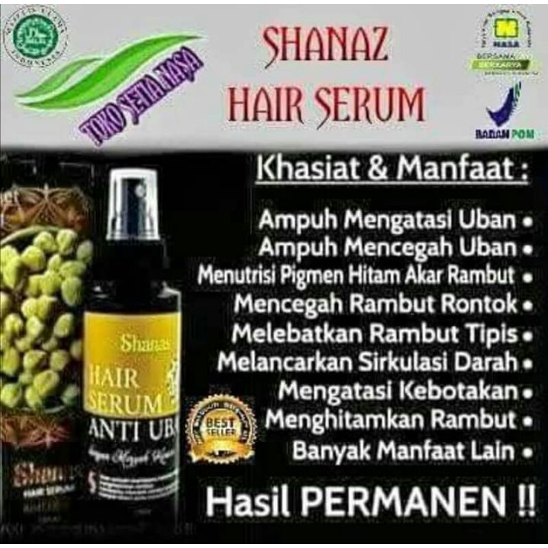 Shanas Anti Uban Serum / Serum Anti Uban Nasa / Serum Penyembuh Uban.