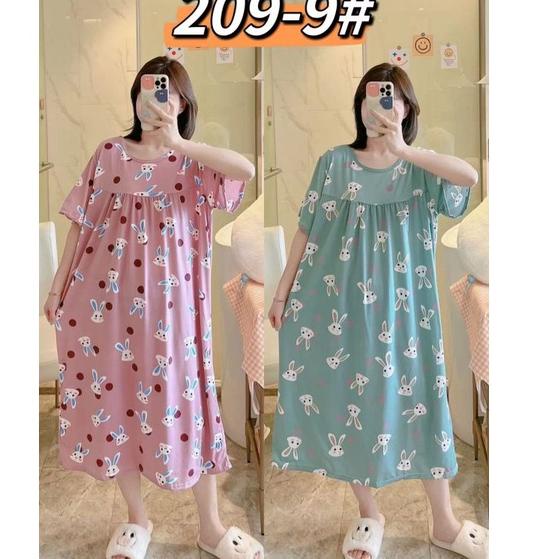 Terbagus.. Daster Jumbo Wanita Dress Korea Baby Doll & Dress Kantong LD 120 Piyama Import Korean Sty