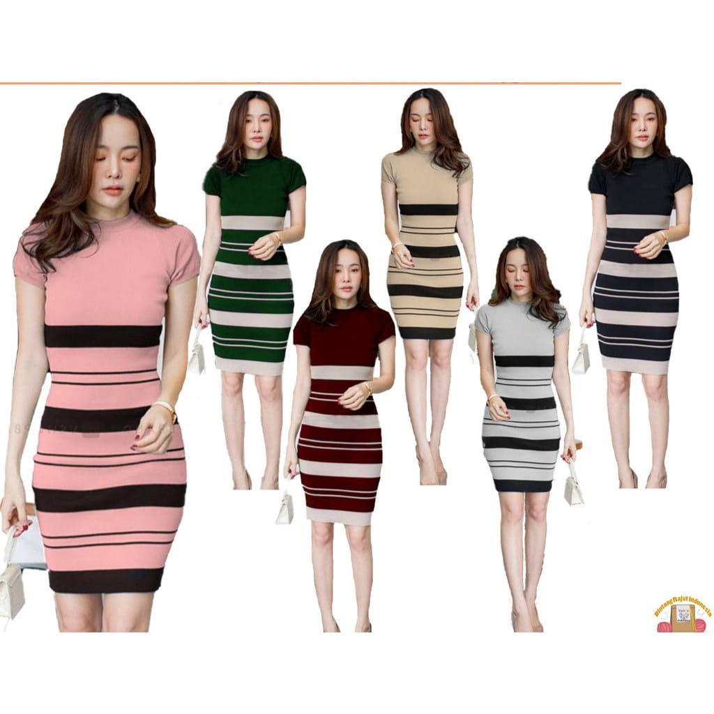 FELICE TOP TUNIK Bahan Rajut Pakaian Wanita Atasan Muslim Tunik Fashiom Muslim Atasan Wanita Pakaian