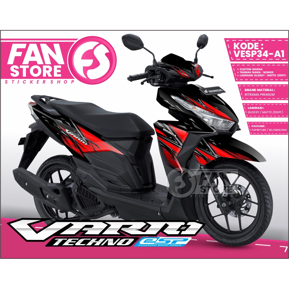 DECAL VARIO LED 125/150 - DECAL STICKER HONDA VARIO 150 OLD VARIASI