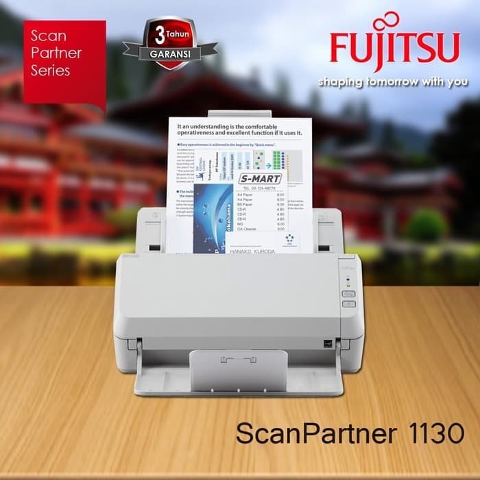 Scanner Fujitsu SP-1130N (Folio/F4) - 30 lembar/menit