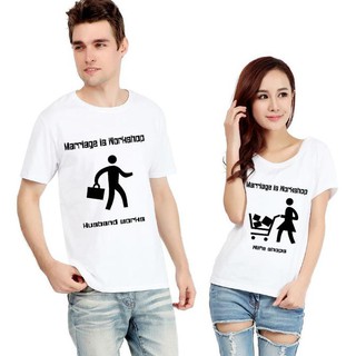 Terbaik Baju Kaos  Couple  Dewasa Custom Design Marriage 