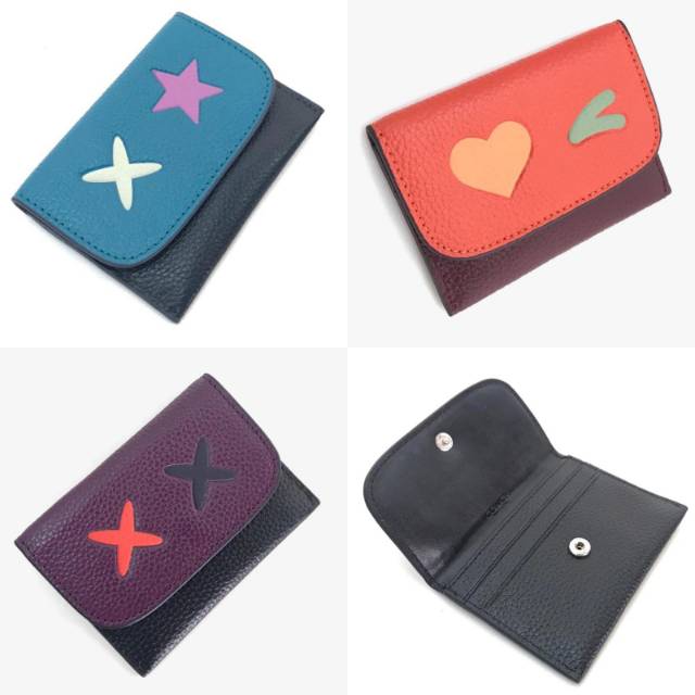 COACH Card Case Leather holder wallet kartu original authentic asli