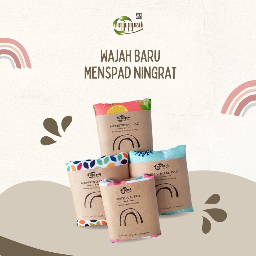 [PROMO] Mens Ningrat - Pembalut Kain - Pembalut Cuci Ulang