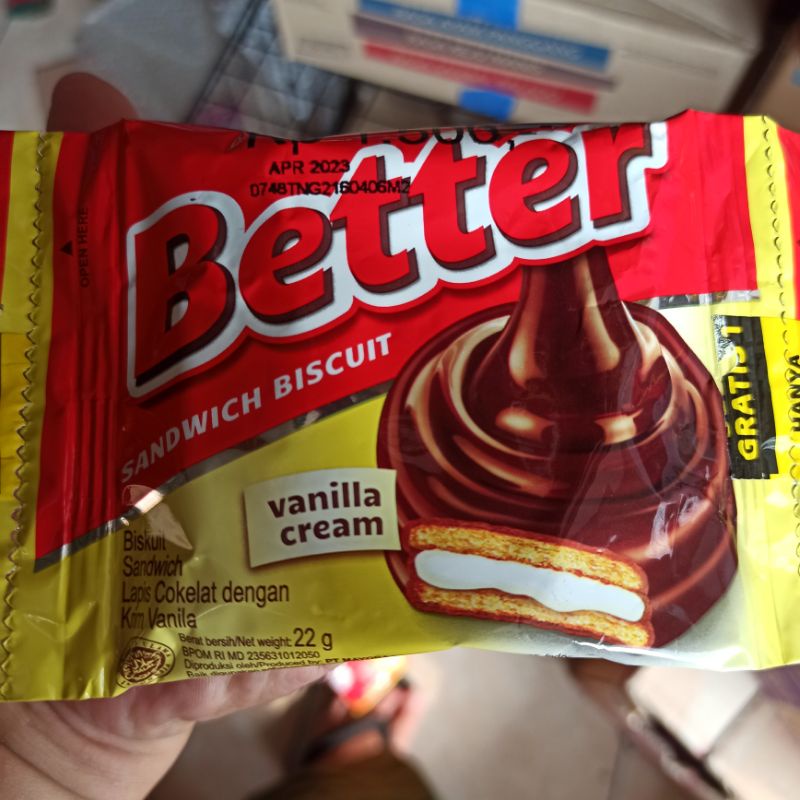 

Better Sandwich Biscuit Vanilla Cream