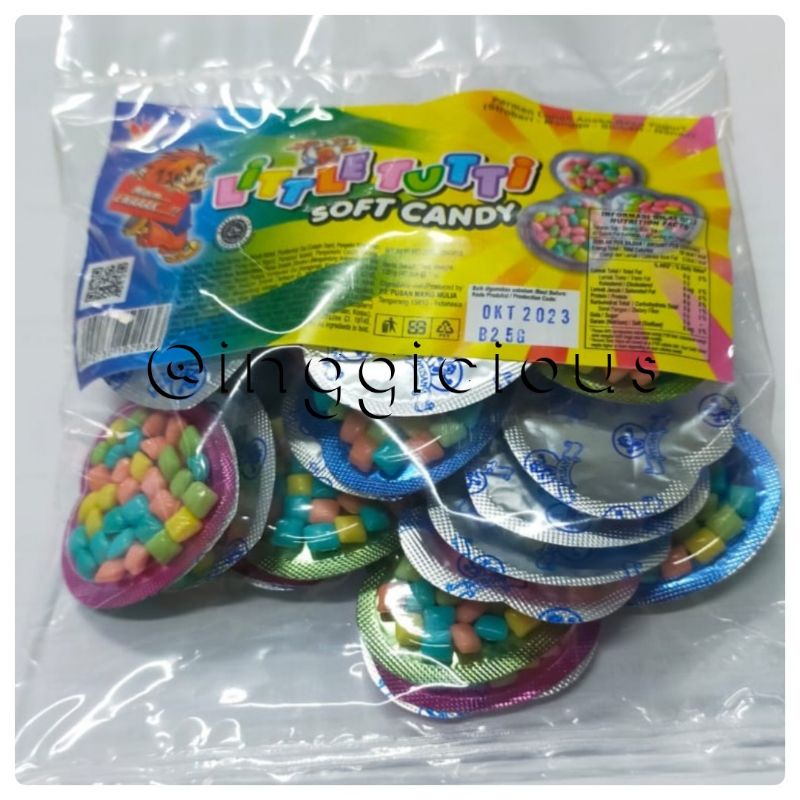 Permen Yoghurt Little Tutti Frutti Soft Candy Permen Lunak Yoghurt rasa buah permen HALAL permen Lit