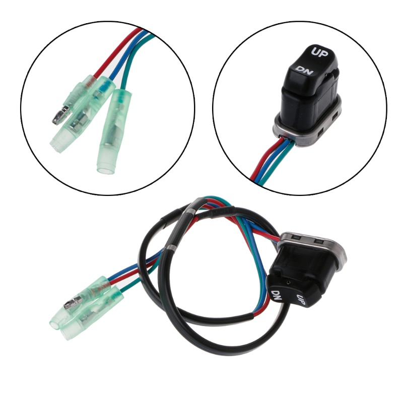 Cre Boat Trim Switch Marine Trim Tilt Switch Untuk Colokan Mesin Tempel 4tak Untuk Mercury Mariner Outboard