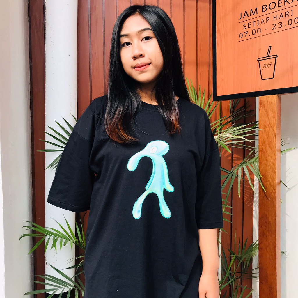 Tshirt Squidward Maha Karya Masterpiece Tamvan dan Berani