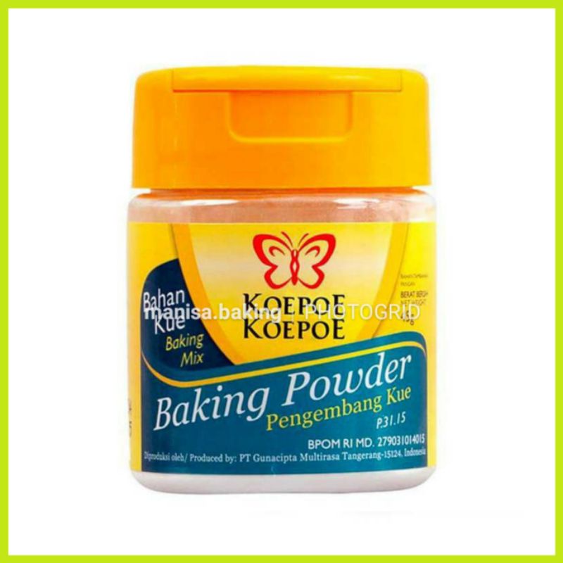 

BAKING POWDER KOEPOE KOEPOE 45 GR SODA KUE PENGEMBANG