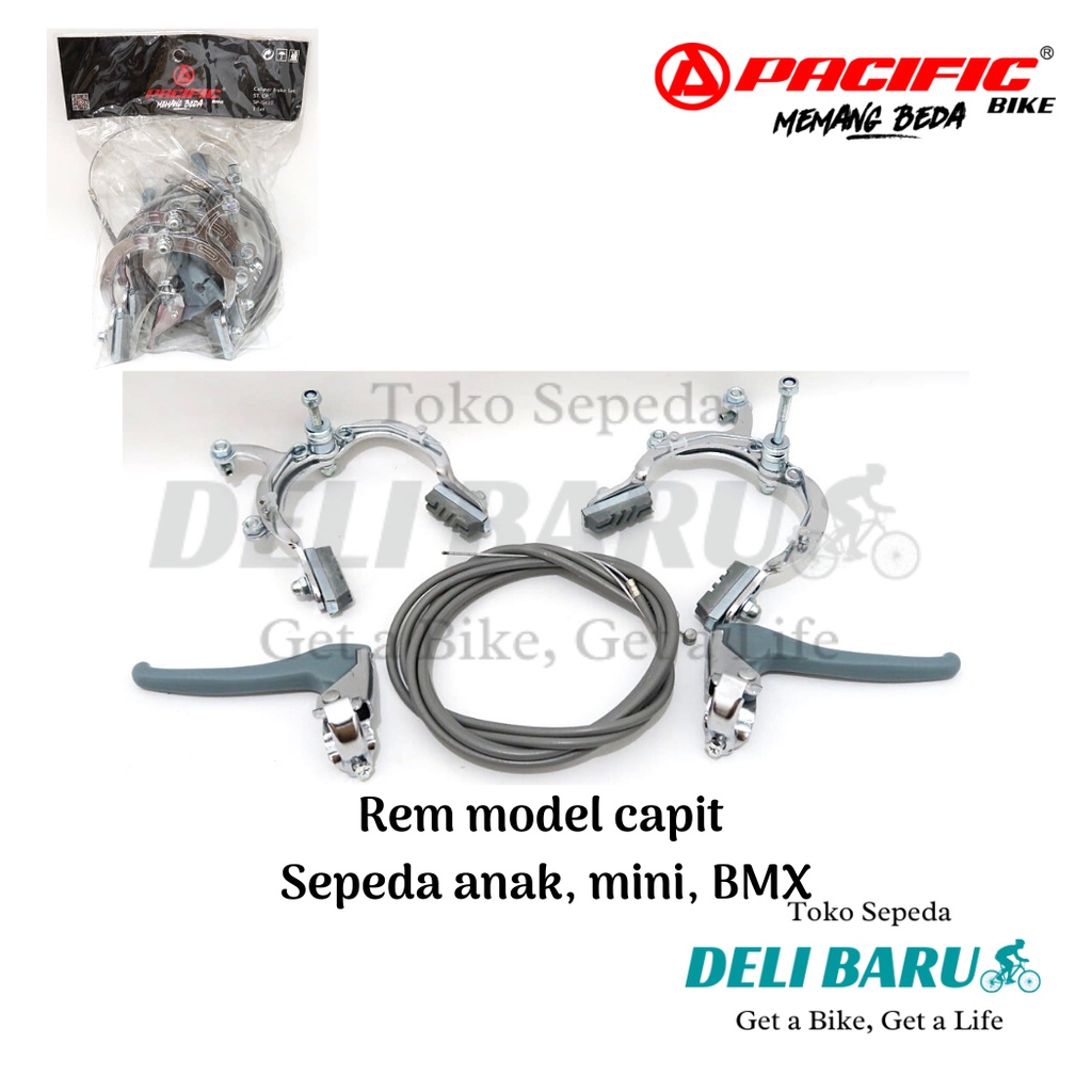 Pacific Rem set bagus capit model jepit sepeda anak mini BMX