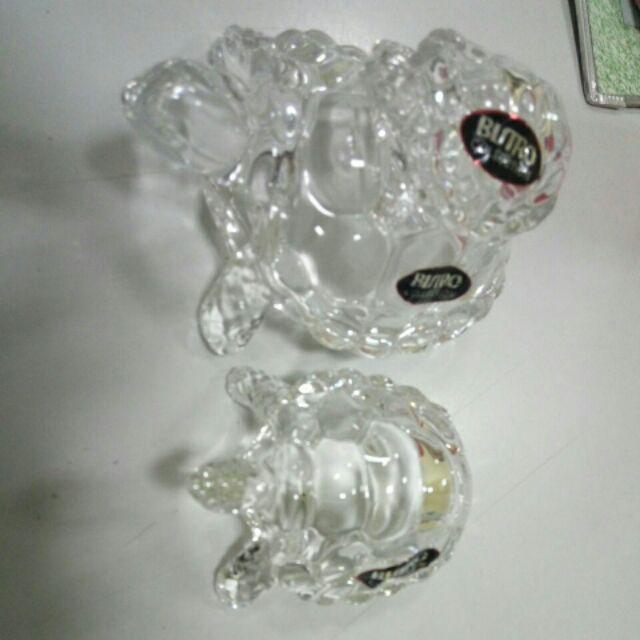 Pajangan Kura-kura Set 3 / Mini Glass Turtle / Kristal Kura Hiasan Set Kura Dekorasi Kura