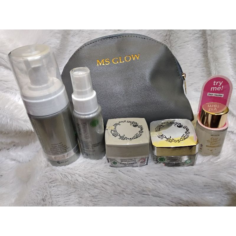 PAKET WAJAH MS GLOW FEE DTE DNA SALMON
