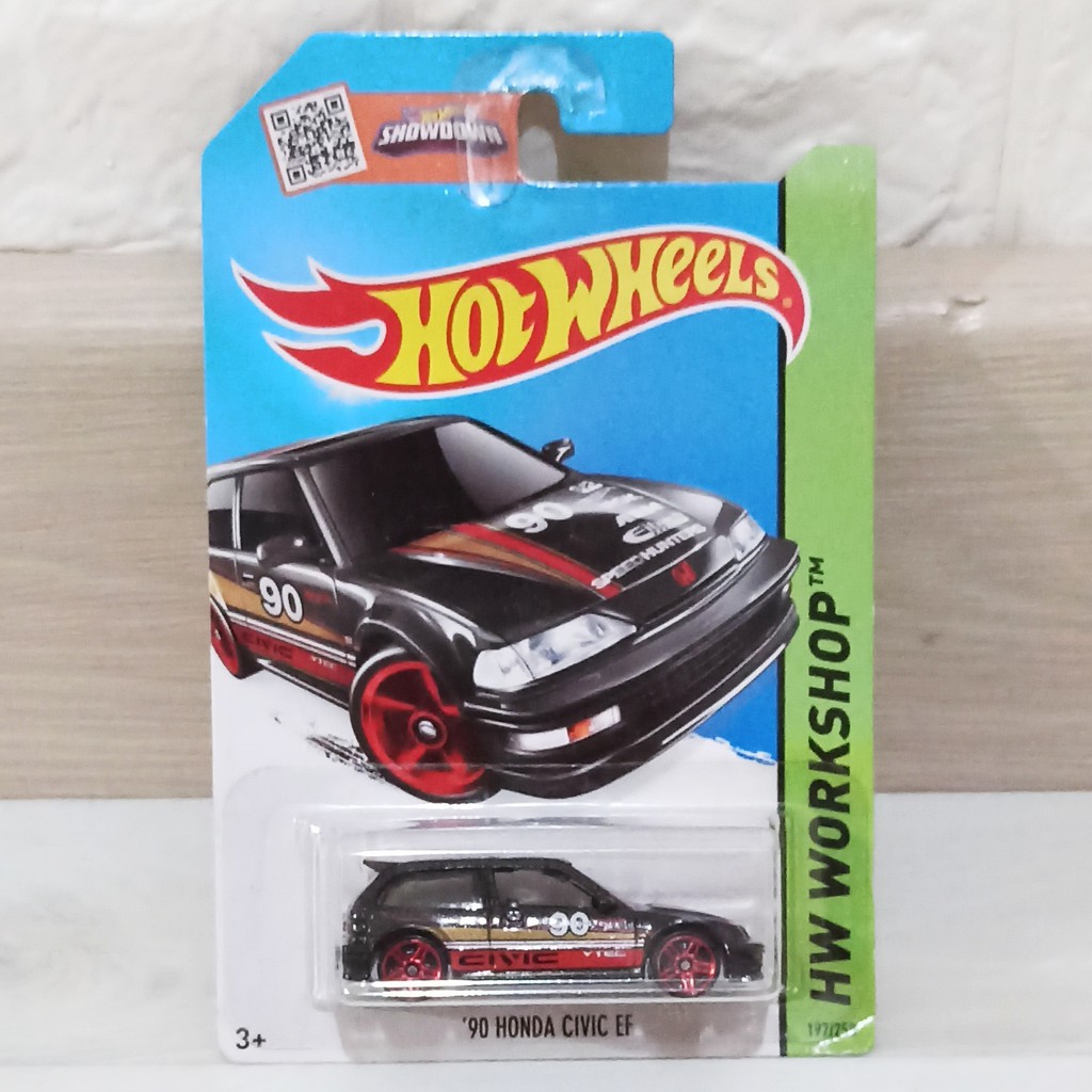 Hot Wheels Rare 90 Honda Civic EF Blue Biru Kmart Exclusive The And Now US Card Red Green Black