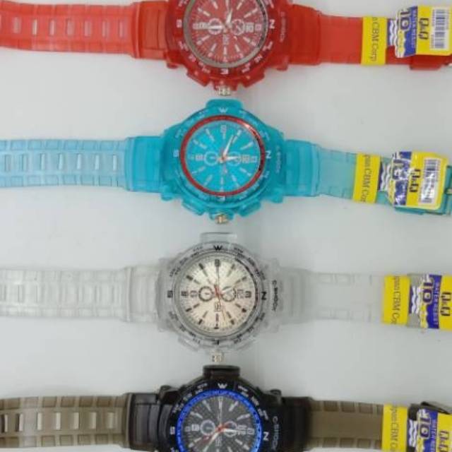 JAM ANAK REMAJA TRANSPARAN C-SHOCK LIST