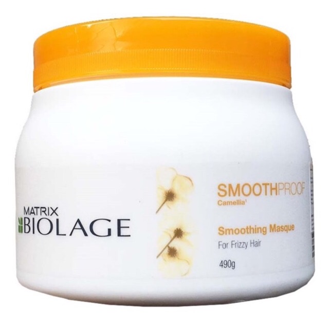 MATRIX Biolage Smooth Hair Mask Frizzy Hair - Rambut Sulit Diatur 490g