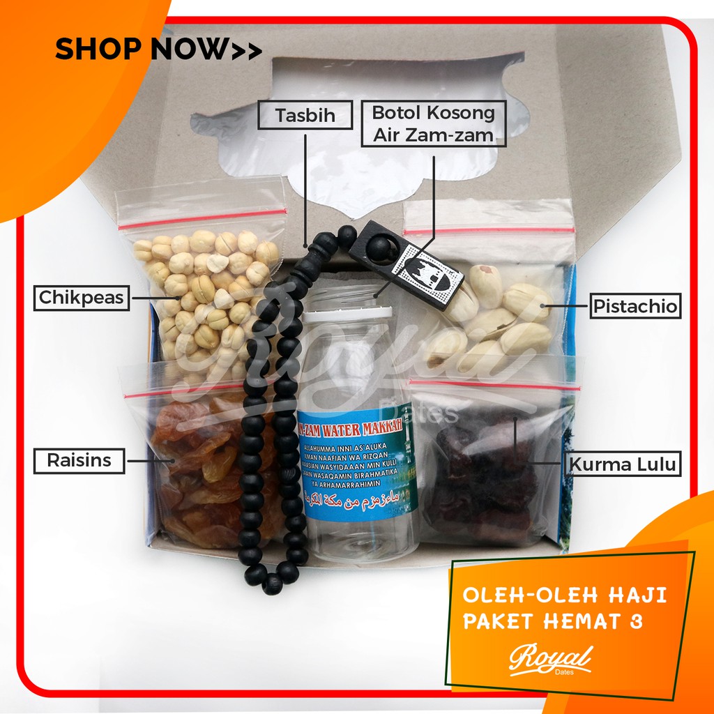 Jual Paket Hemat Oleh Oleh Haji Dan Umroh 3 ( MINIMAL PEMBELIAN 5 Pcs ...