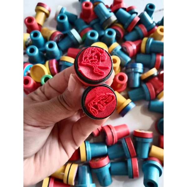 

isi 20 pcs Stempel bulat