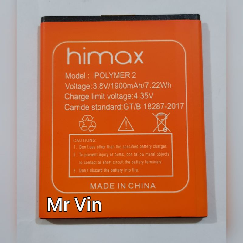 Baterai Batre Himax Polymer 2 Battery Polymer 2 Original Baterai Himax