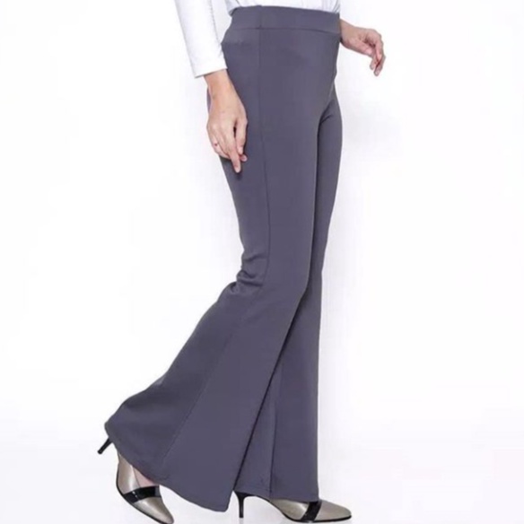 Celana Cutbray Palazzo Wanita / Bawahan Highwaist / Casual Cutbray / Office Pants-Cutbray ABU