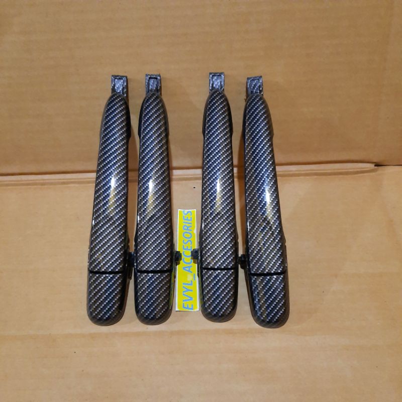 HANDLE HANDEL PINTU LUAR ALL NEW AVANZA XENIA SIGRA CALYA CARBON ORIGINAL 1SET