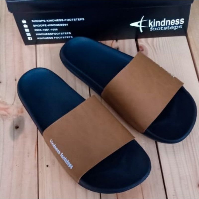 Sandal pria terbaru 2021 Sandal slide fashion kindnessfootsteps