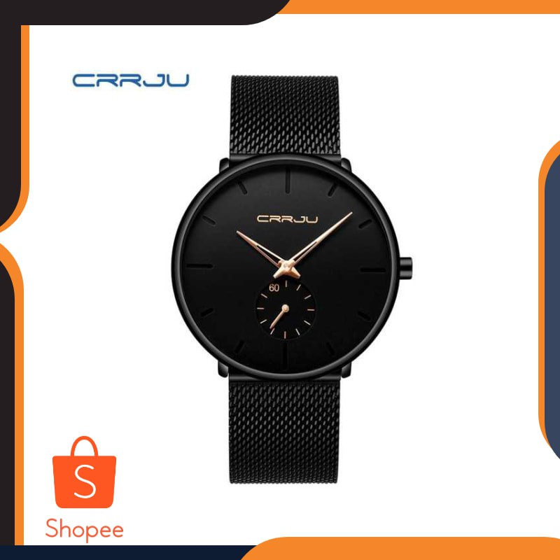CRRJU Jam Tangan Analog Pria Stainless Steel - CJ-2150