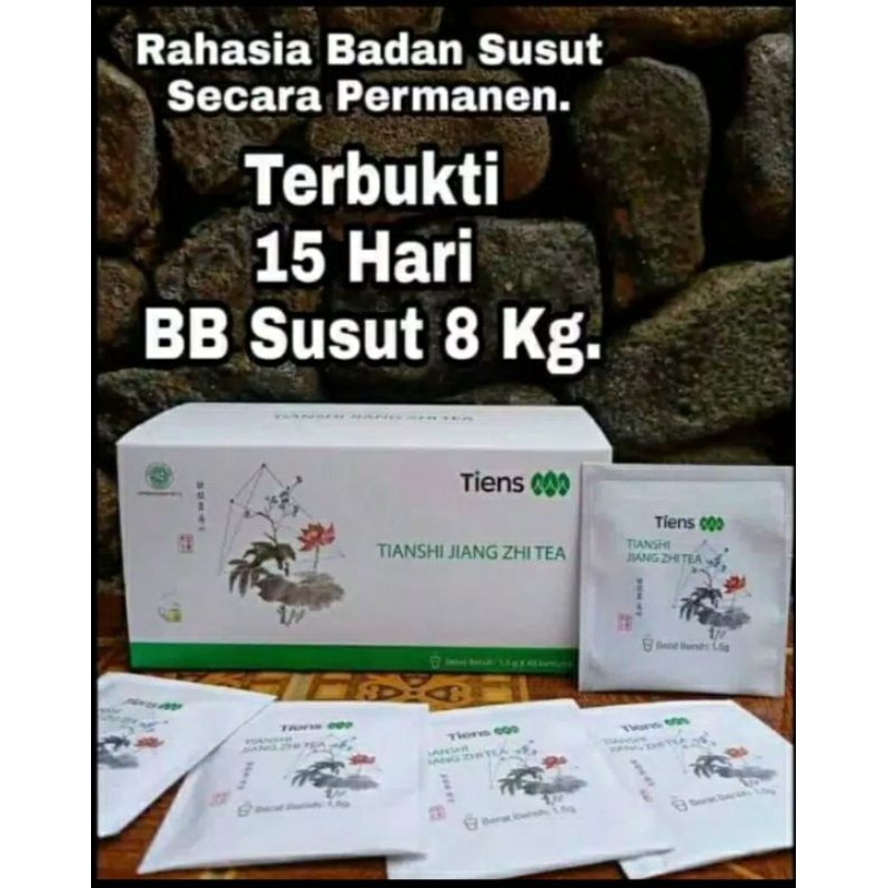 Jiang Zhi tea ORI dari Tiens eceran