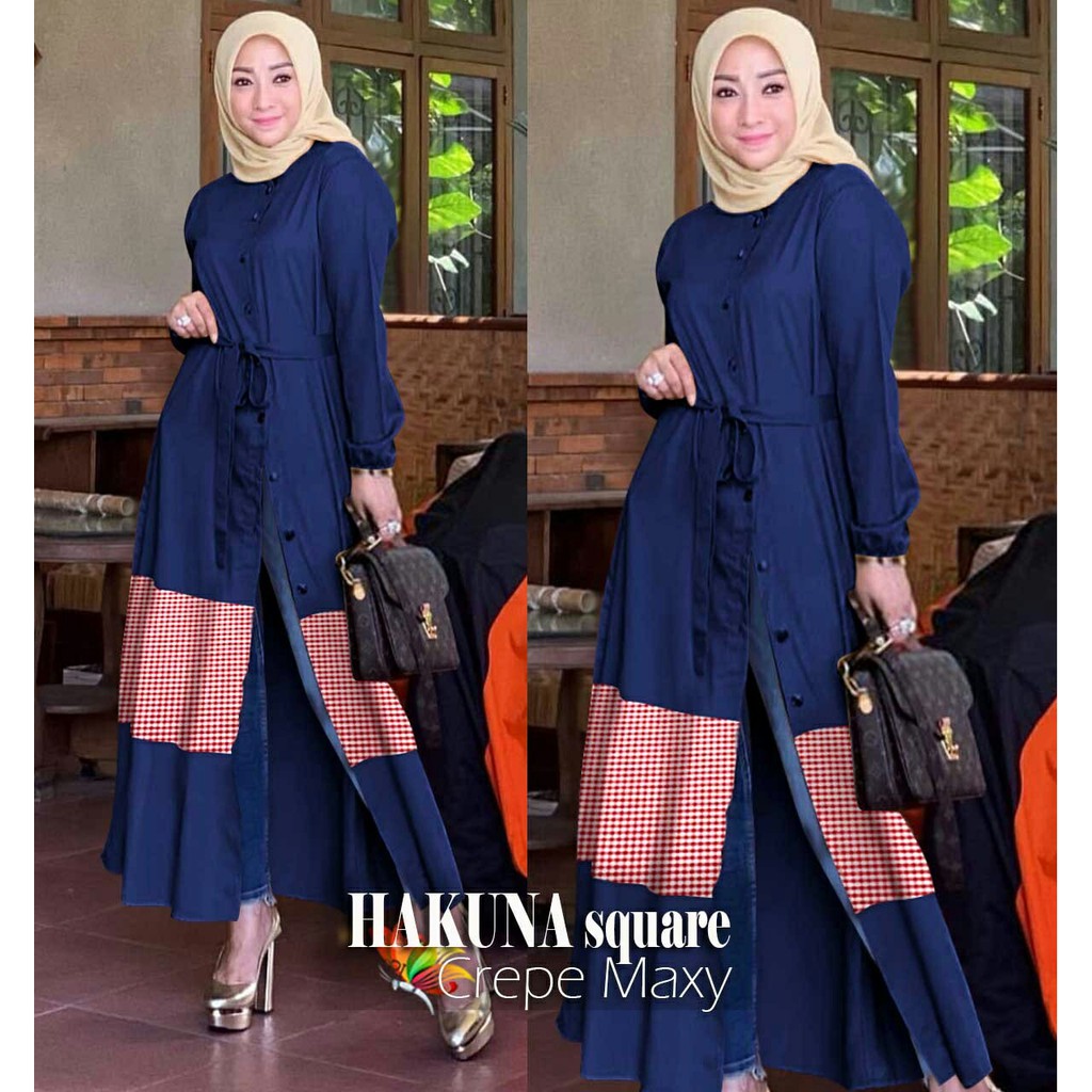 LONGTUNIK HAKUNA 4Warna