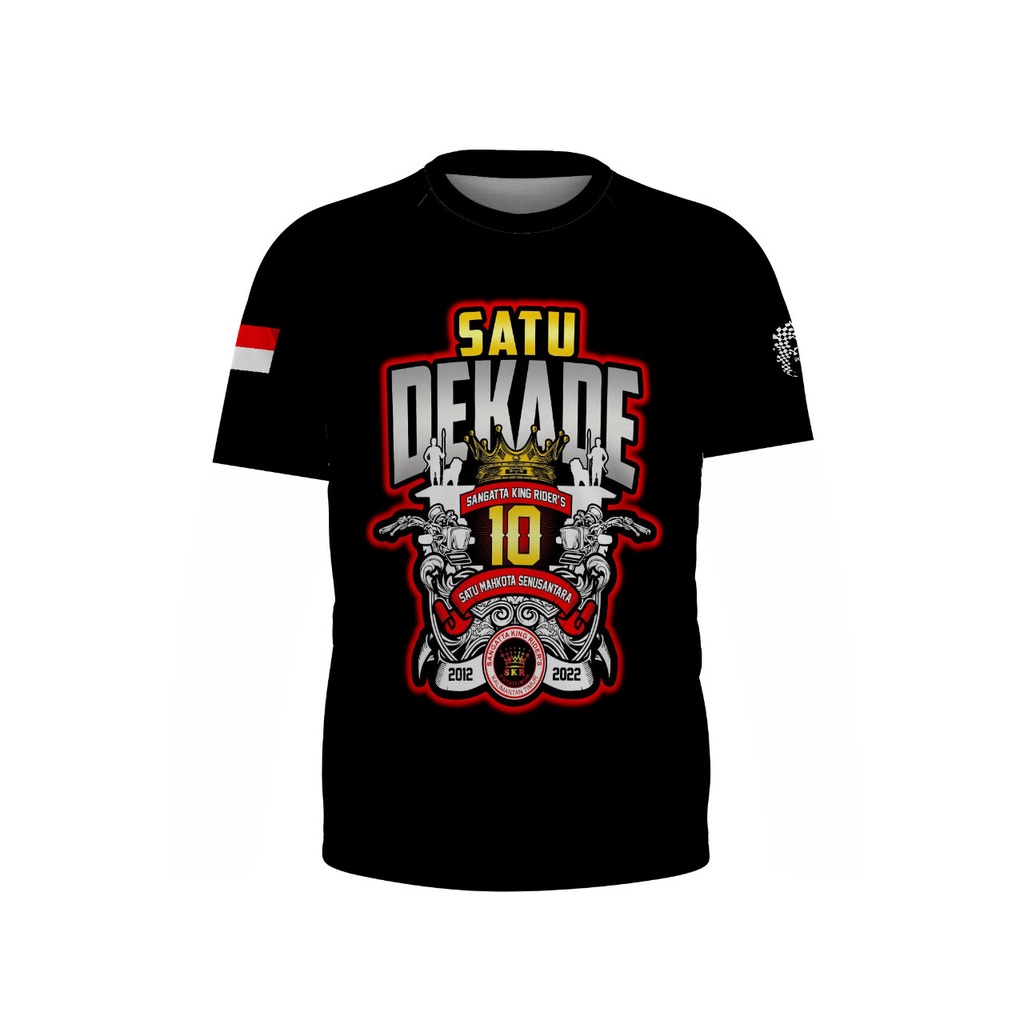 Bakulkaosking Kaos T-SHIRT SATU DEKADE SANGATTA KING RIDERS