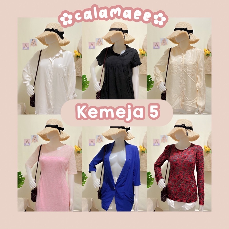 (5) Kemeja Thrift Preloved Under 40 Murah Meriah