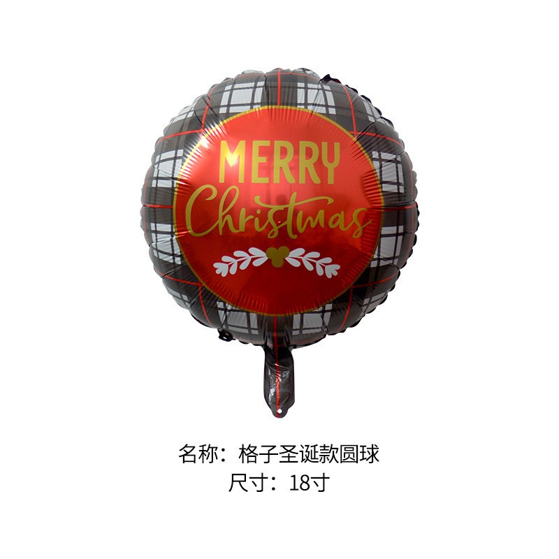 FB besar balon foil hiasal natal christmas balloon santa rusa dekorasi