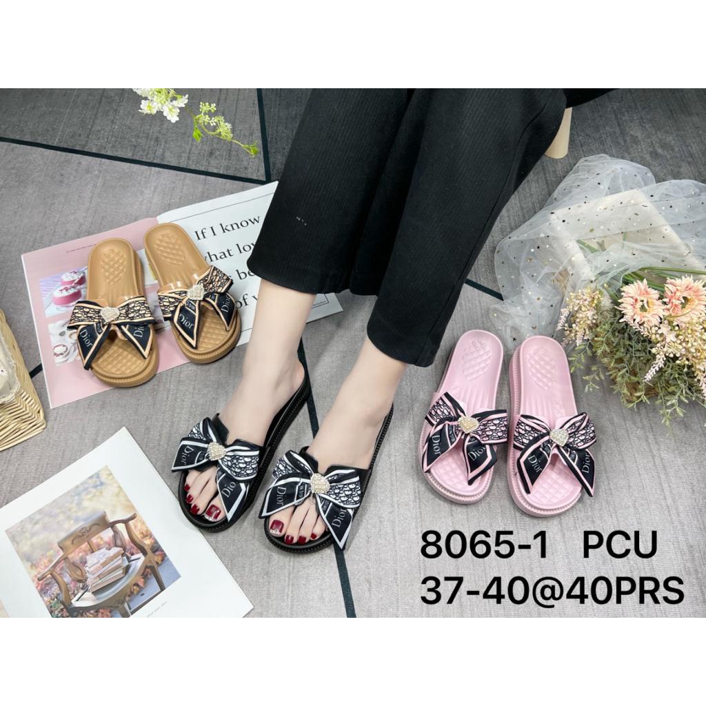 Sandal Jelly Wedges Import TALIA Kerut 1963 / Sandal Wedges Wanita Kekinian Balance 8211-C