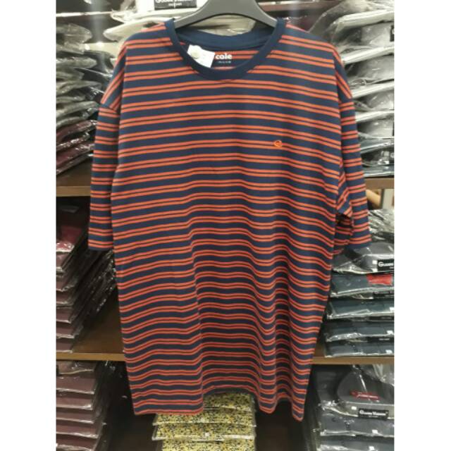 Kaos pria cole garis 006 brand matahari