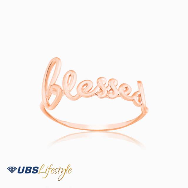 CINCIN EMAS UBS LINEA WISH LIMITED EDITION - BLESSED - 750 ROSE GOLD - CC70485