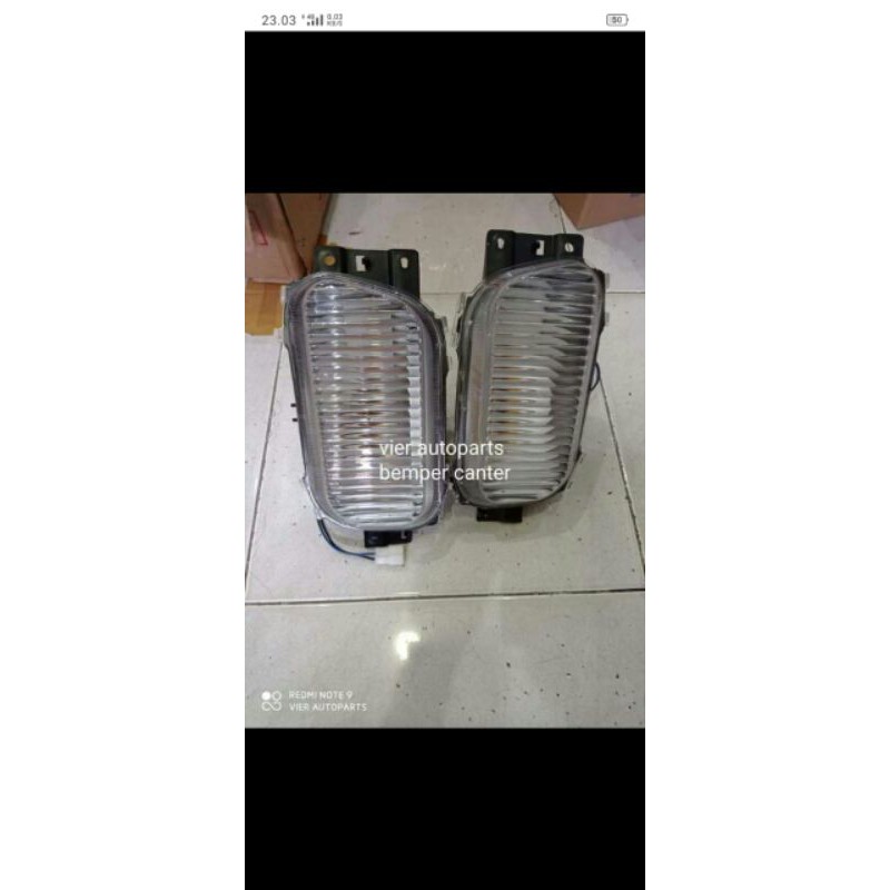 lampu kabut lampu bemper canter putih