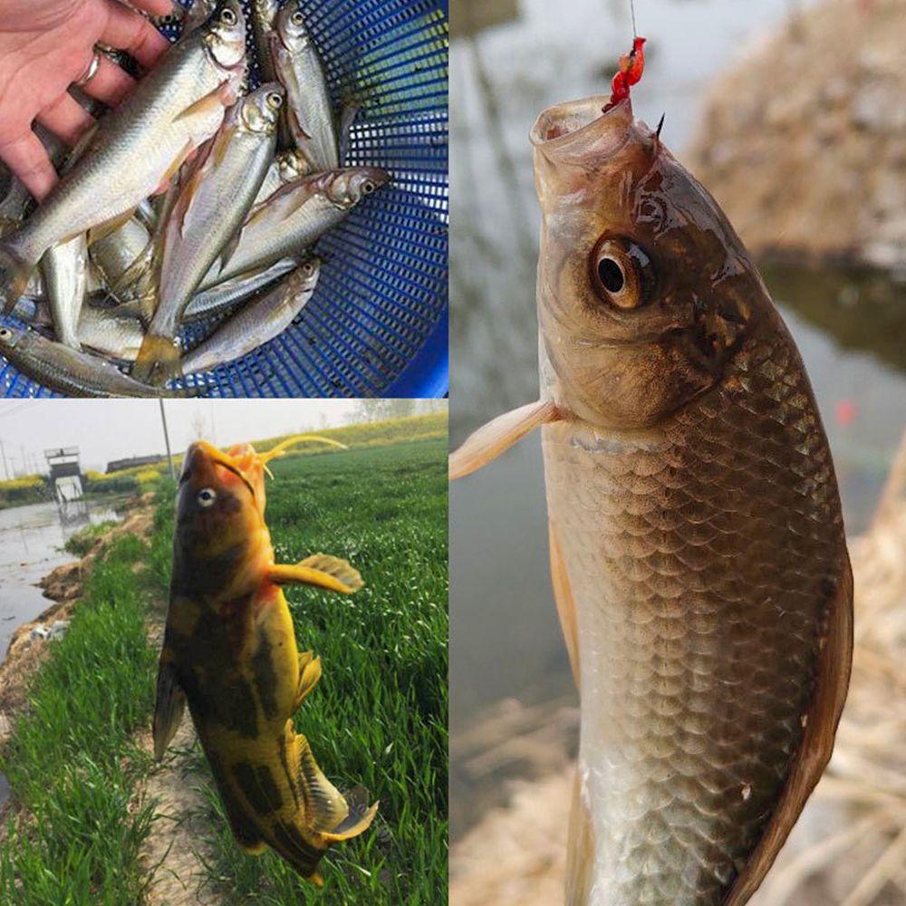 Kait Pancing TOP DIY Lure Fishing Bait String Hooks Dengan Kait Kecil 3per5