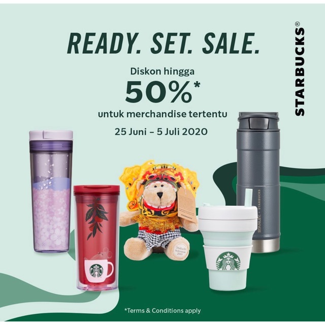 Jual STARBUCKS TUMBLER DISC 50 (till july 5th) Indonesia